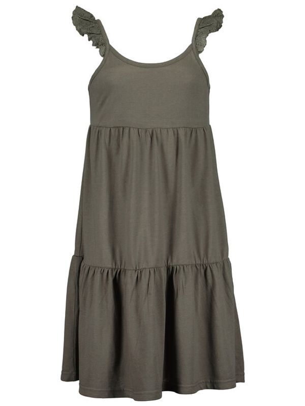 Blue Seven Blue Seven Ljetna haljina 528112 X Zelena Regular Fit