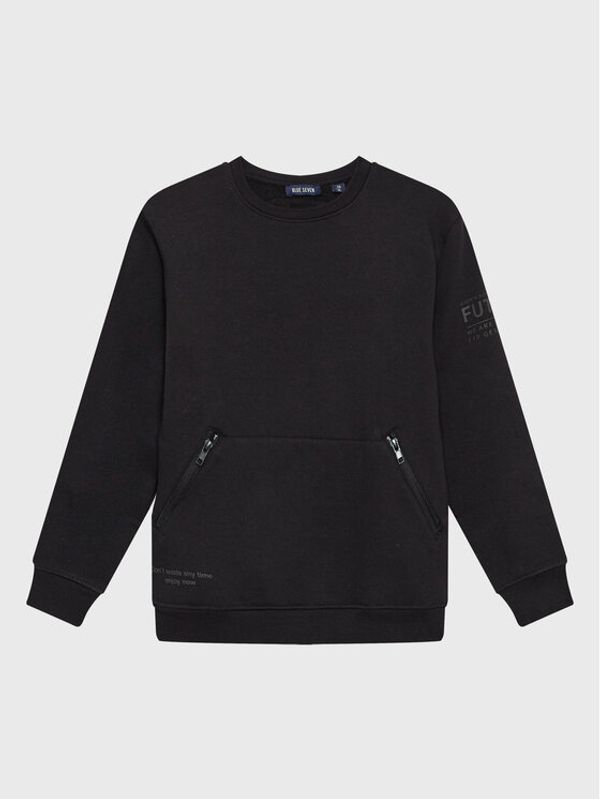 Blue Seven Blue Seven Majica dugih rukava 670179 Crna Regular Fit