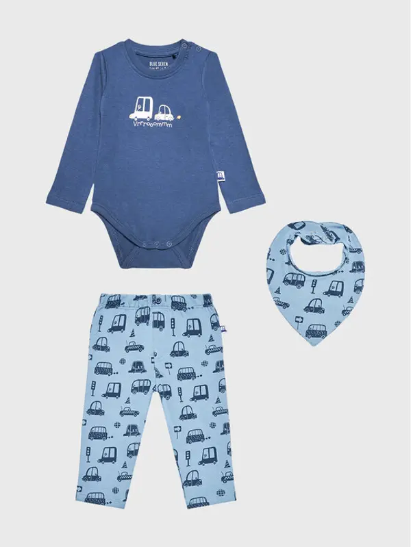BLUE SEVEN Blue Seven Set body i hlače 473165 Tamnoplava Regular Fit