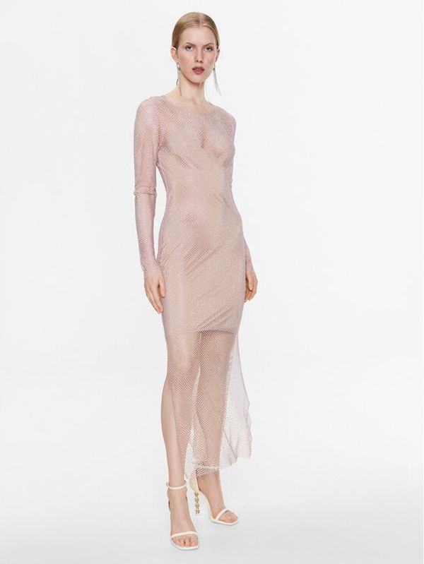 Blugirl Blumarine Blugirl Blumarine Koktel haljina RA3184-J6633 Ružičasta Regular Fit