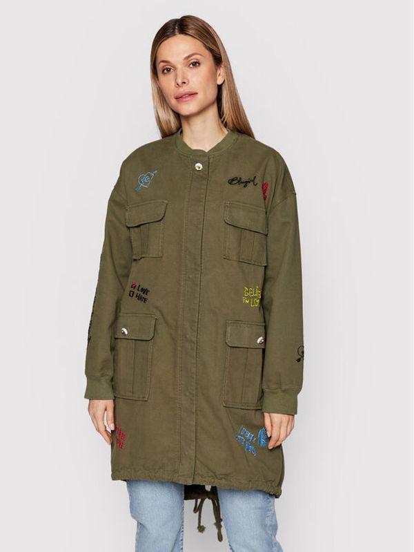 Blugirl Blumarine Blugirl Blumarine Prijelazna jakna RA2047 T3074 Zelena Regular Fit