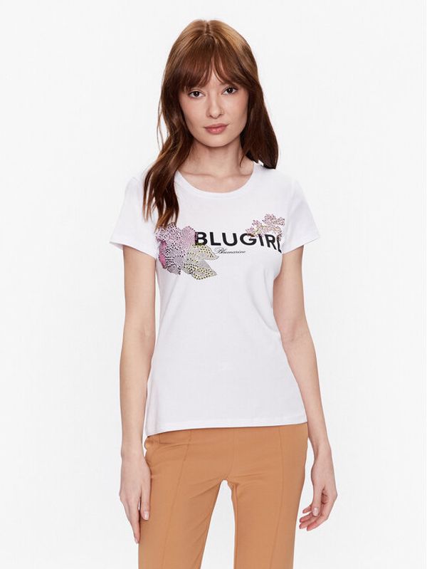 Blugirl Blumarine Blugirl Blumarine T-shirt RA3157-J5003 Bijela Regular Fit