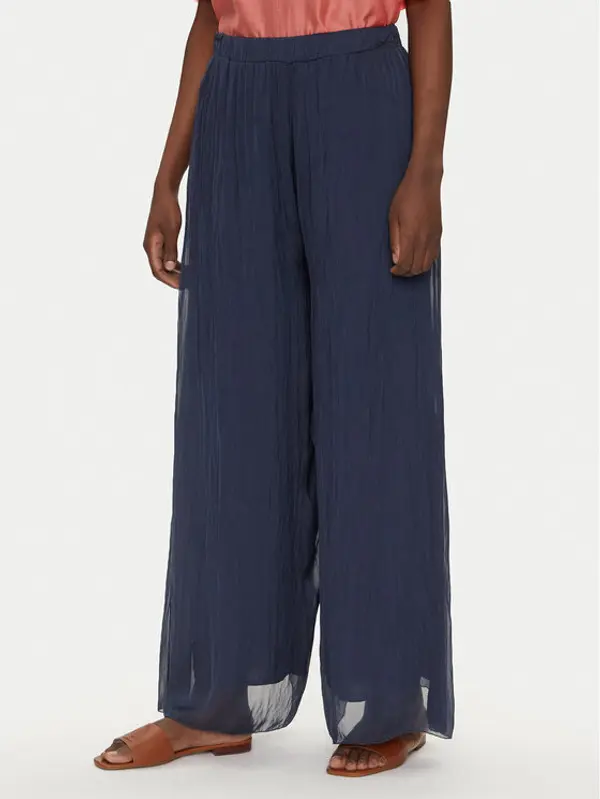 Bomboogie Bomboogie Palazzo hlače PW8992TSET5 Tamnoplava Relaxed Fit