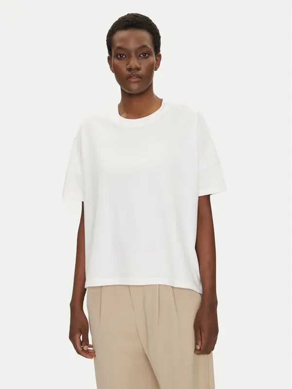 Bomboogie Bomboogie T-shirt TW7441TJOR5 Bijela Relaxed Fit