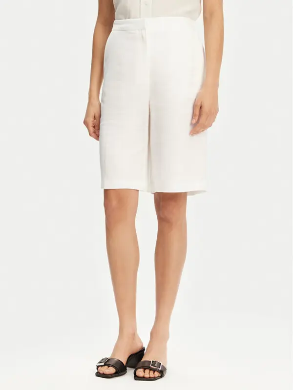 Boss BOSS Bermude 50537403 Bijela Relaxed Fit