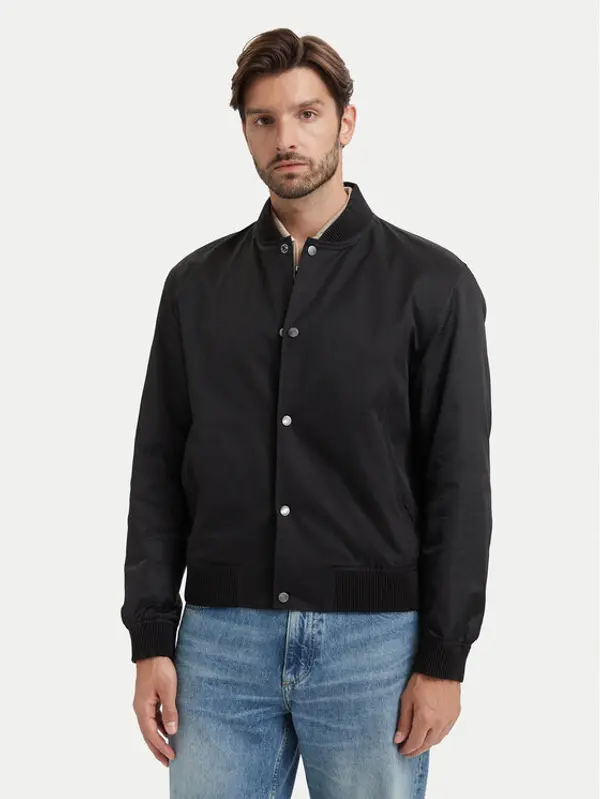 Boss BOSS Bomber H-Covor 50564412 Crna Relaxed Fit
