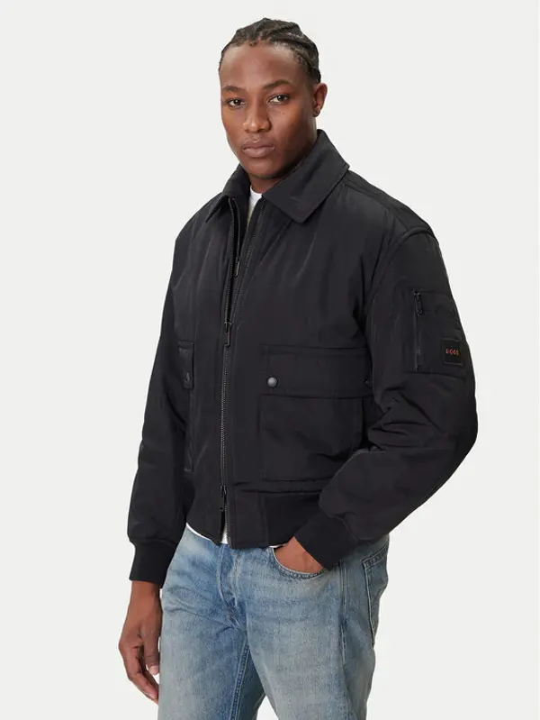 Boss BOSS Bomber Oking 50543492 Crna Oversize