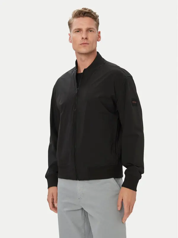 Boss BOSS Bomber Ze_Push 50568931 Crna Regular Fit