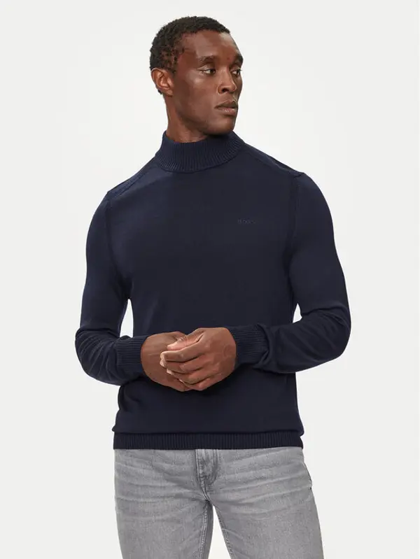 Boss Boss Dolčevita Avac_M 50501761 Tamnoplava Slim Fit