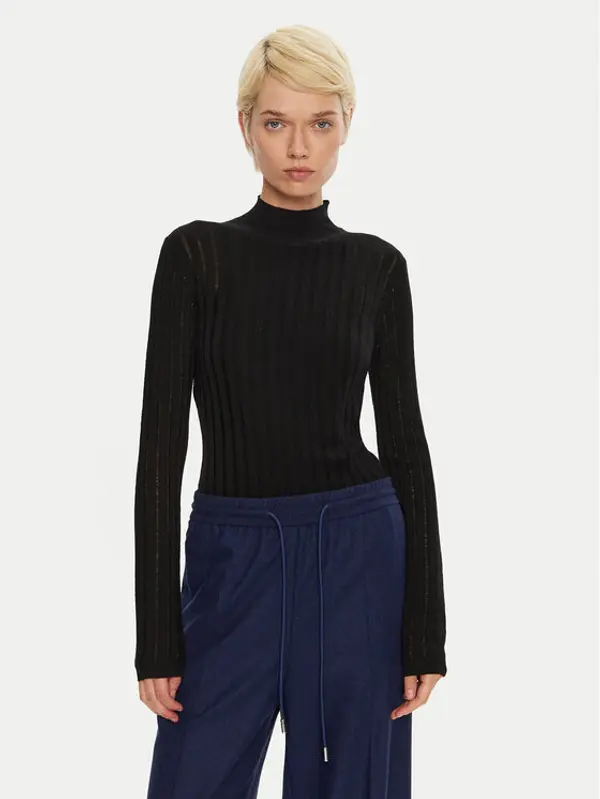 Boss Boss Dolčevita Fatirami 50523736 Crna Slim Fit