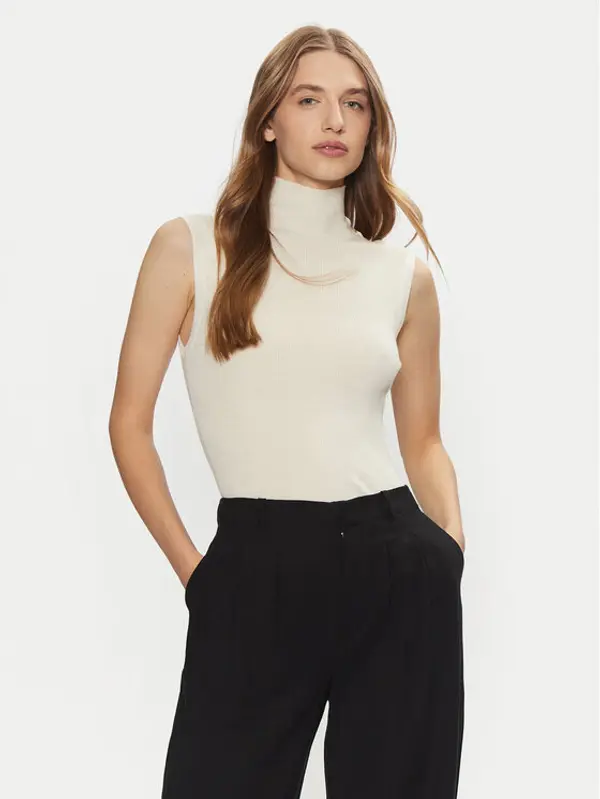Boss BOSS Dolčevita Fermesa 50530703 Écru Regular Fit