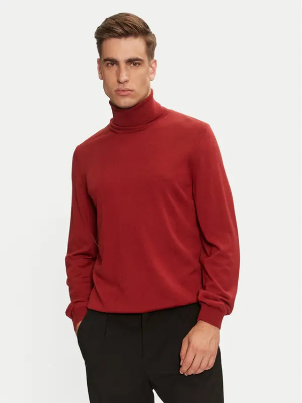 Boss Boss Dolčevita Musso-P 50468262 Crvena Slim Fit