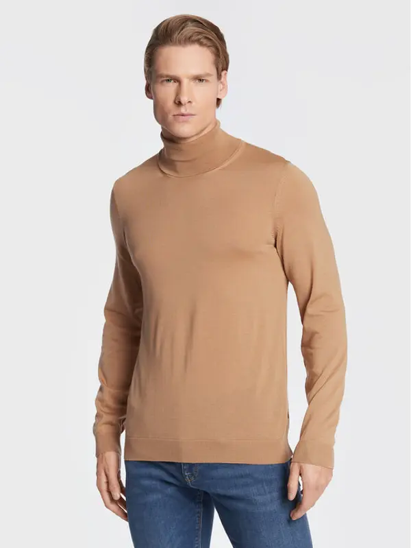 Boss Boss Dolčevita Musso-P 50468262 Smeđa Slim Fit
