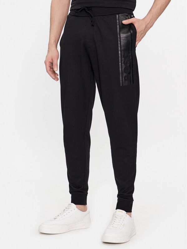 Boss Boss Donji dio trenerke Authentic 50510628 Crna Regular Fit