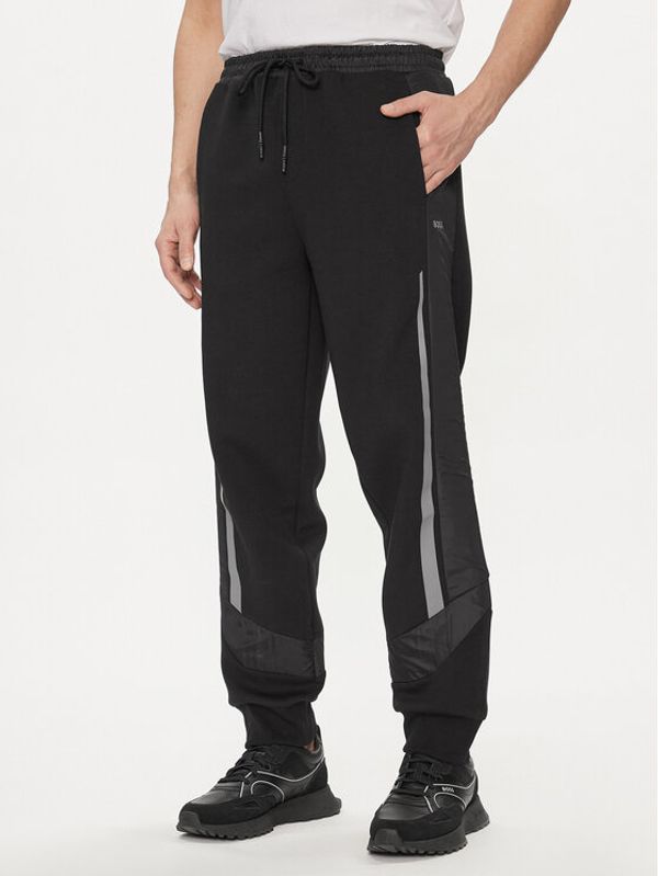 Boss Boss Donji dio trenerke Hadikon 50504888 Crna Relaxed Fit