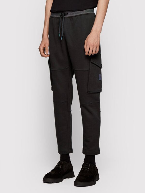 Boss Boss Donji dio trenerke Skylight 50443635 Crna Regular Fit