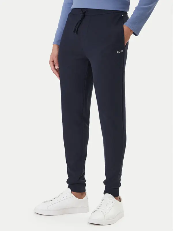 Boss BOSS Donji dio trenerke Waffle 50535878 Tamnoplava Regular Fit