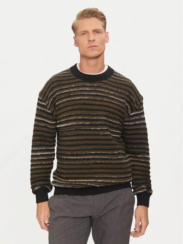 Boss Boss Džemper 50523580 Crna Regular Fit