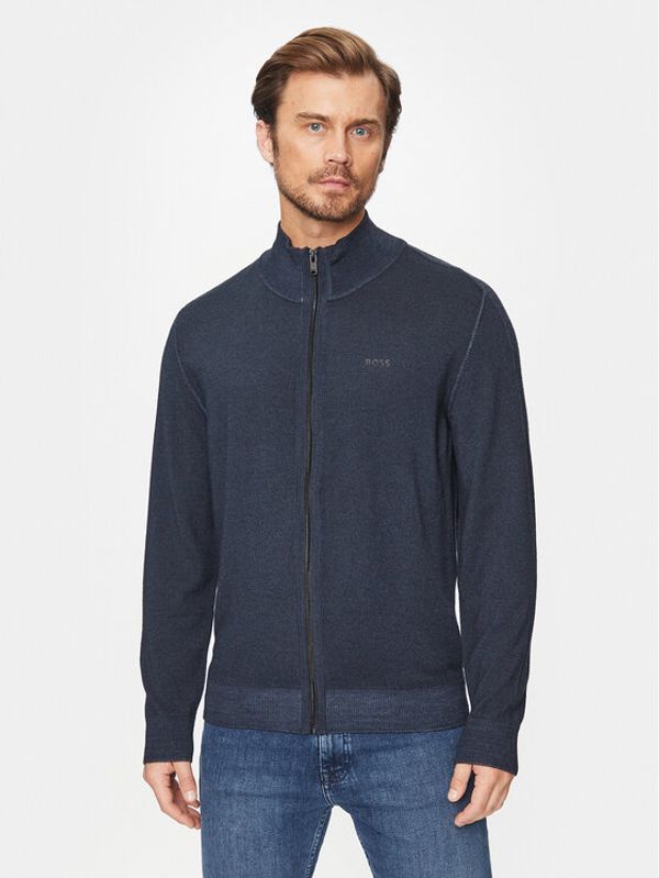 Boss Boss Džemper Apavolo 50497595 Tamnoplava Regular Fit