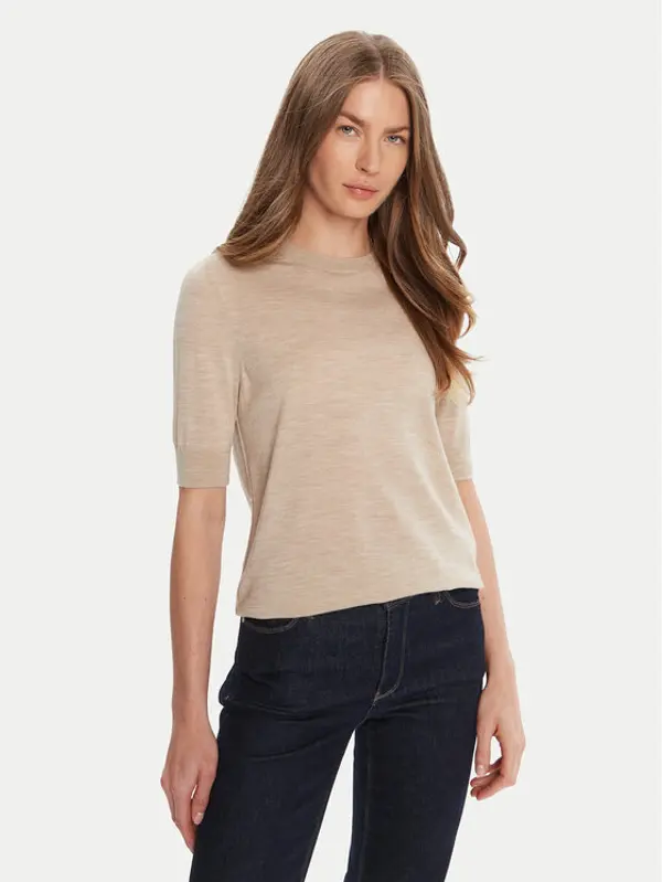 Boss BOSS Džemper Farbella 50544996 Bež Slim Fit