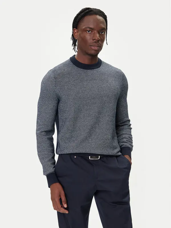 Boss BOSS Džemper H-Hestro 50549986 Tamnoplava Regular Fit