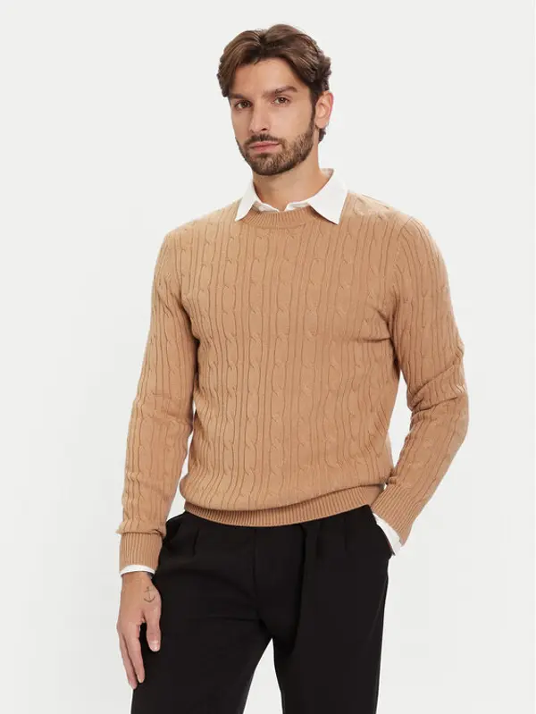 Boss BOSS Džemper H-Hetico 50549975 Bež Regular Fit