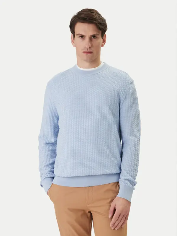 Boss BOSS Džemper H-Imberto 50545283 Svijetloplava Regular Fit