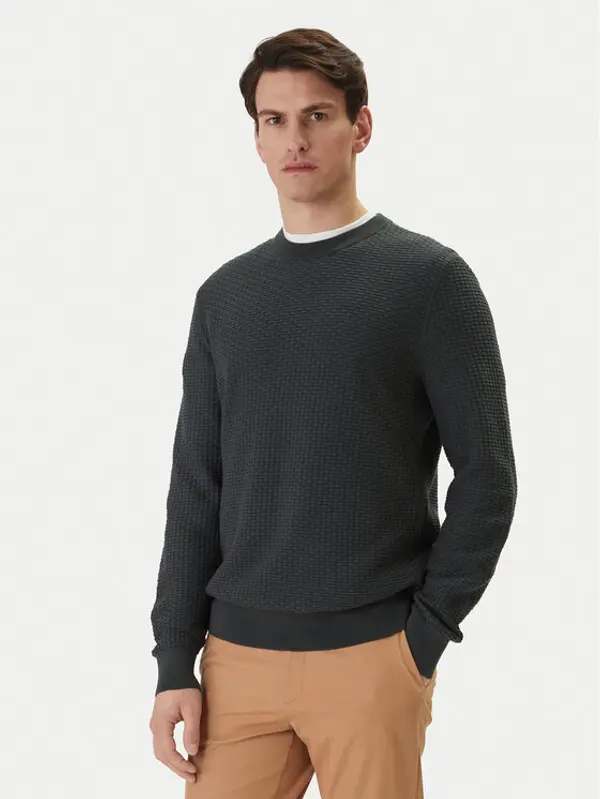 Boss BOSS Džemper H-Imberto 50545283 Zelena Regular Fit