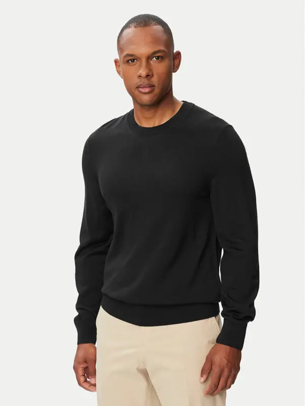 Boss BOSS Džemper H-Leno 50565469 Crna Regular Fit