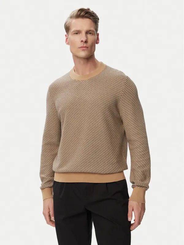 Boss BOSS Džemper H-Lofranco 50565565 Bež Regular Fit