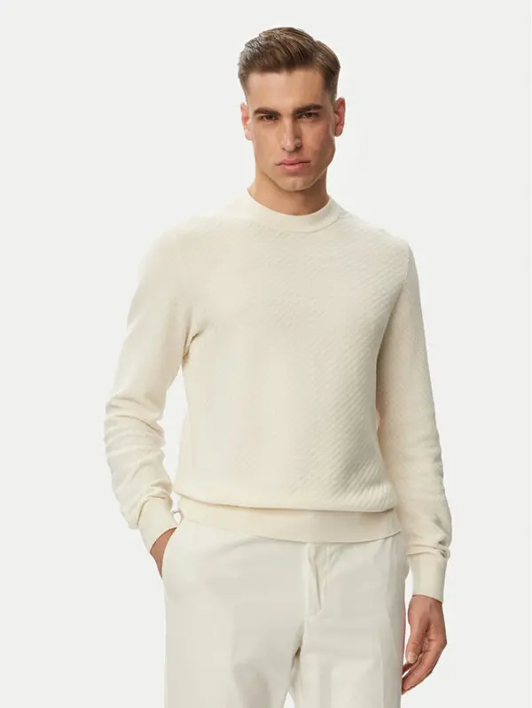 Boss BOSS Džemper H-Lofranco 50565565 Krem Regular Fit