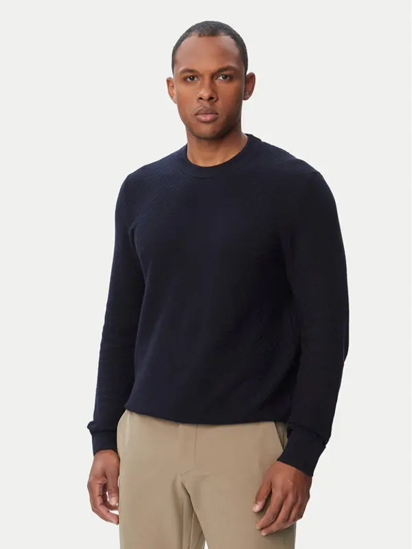 Boss BOSS Džemper H-Lofranco 50565565 Tamnoplava Regular Fit