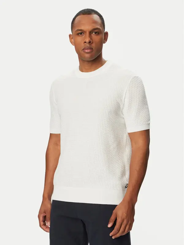 Boss BOSS Džemper H-Nilton 50560468 Bijela Regular Fit