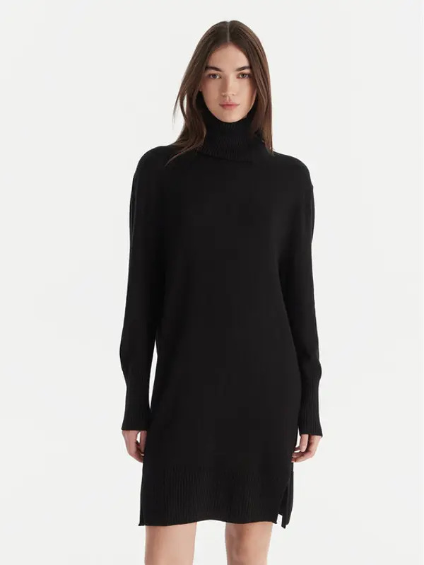 Boss BOSS Džemper haljina C_Feringatessa 50550493 Crna Relaxed Fit