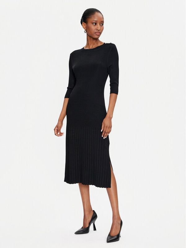 Boss Boss Džemper haljina Fonzipona 50493907 Crna Slim Fit