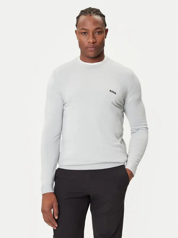Boss BOSS Džemper K_Momentum 50541944 Siva Regular Fit
