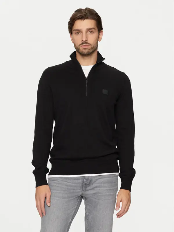 Boss Boss Džemper Kanobix_S 50527585 Crna Regular Fit