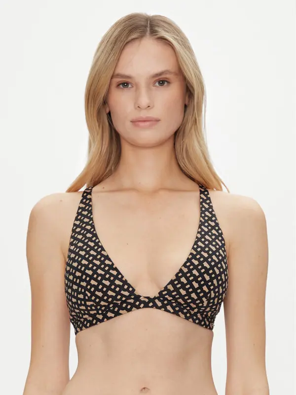 Boss BOSS Gornji dio kupaćeg kostima Bb Monogram 50535257 Crna Regular Fit