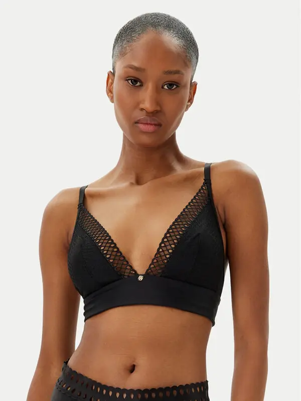 Boss BOSS Grudnjak brallete Eyelet 50540428 Crna