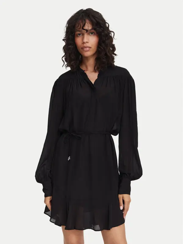Boss BOSS Haljina košulja Dassandra 50564726 Crna Relaxed Fit