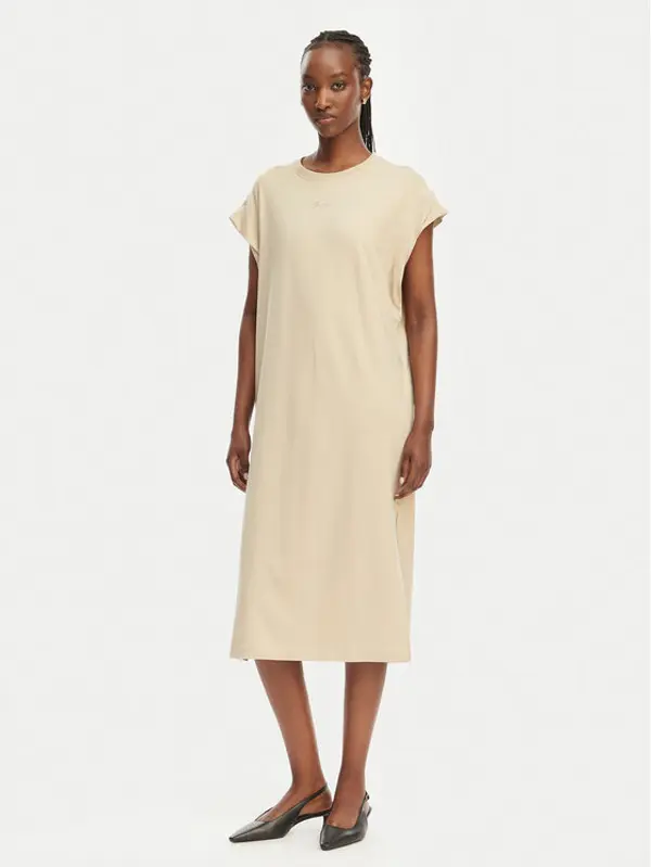 Boss BOSS Haljina za svaki dan C Edress 5 50540442 Bež Relaxed Fit