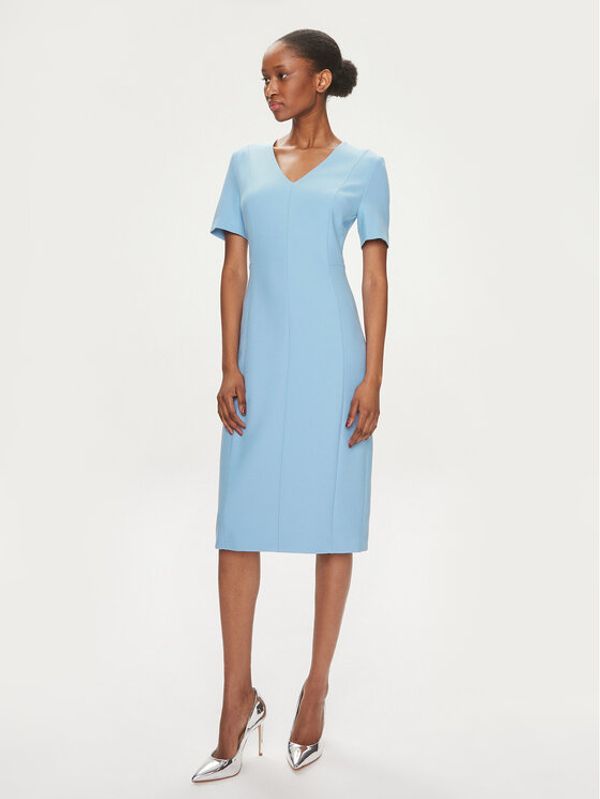 Boss Boss Haljina za svaki dan Damaisa 50490044 Plava Slim Fit