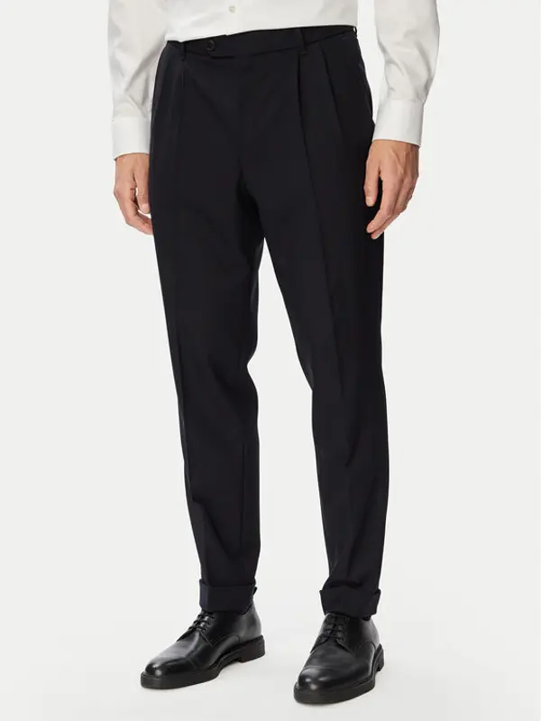 Boss BOSS Hlače 50567532 Tamnoplava Regular Fit