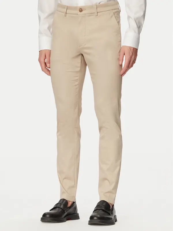 Boss BOSS Hlače P-Kaiton1 50553841 Bež Slim Fit