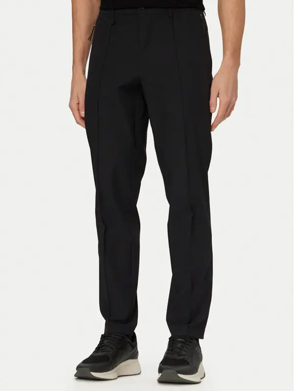 Boss BOSS Hlače PS Spirit70 50558948 Crna Tapered Fit