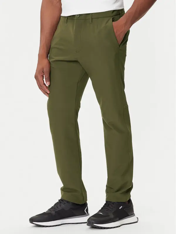 Boss BOSS Hlače T_Commuter 50534303 Zelena Slim Fit