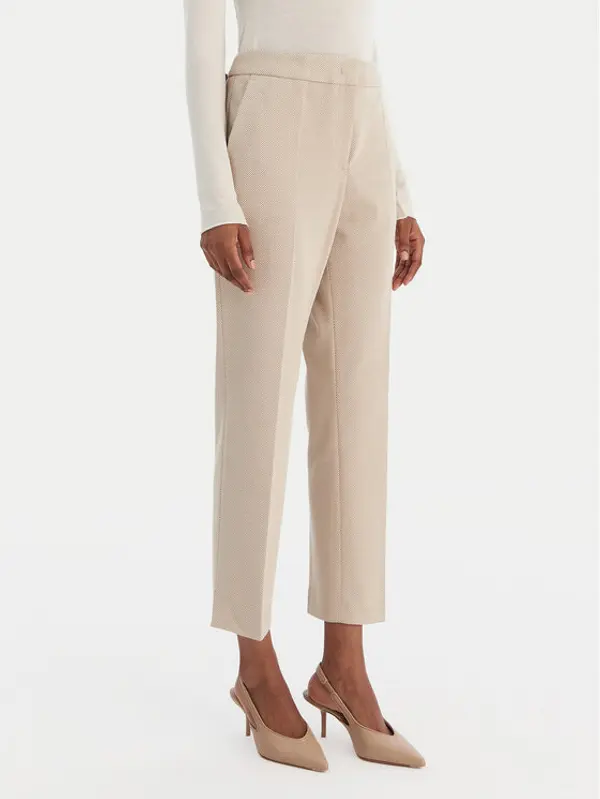 Boss BOSS Hlače Tapria 50555740 Bež Slim Fit