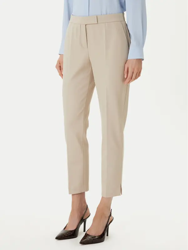 Boss BOSS Hlače Tapria 50556341 Bež Slim Fit