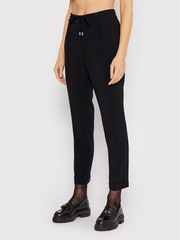 Boss Boss Hlače Tarlyana9 50427841 Crna Regular Fit