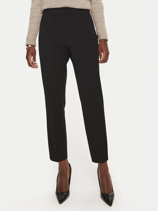 Boss Boss Hlače Tilunara 50490056 Crna Regular Fit